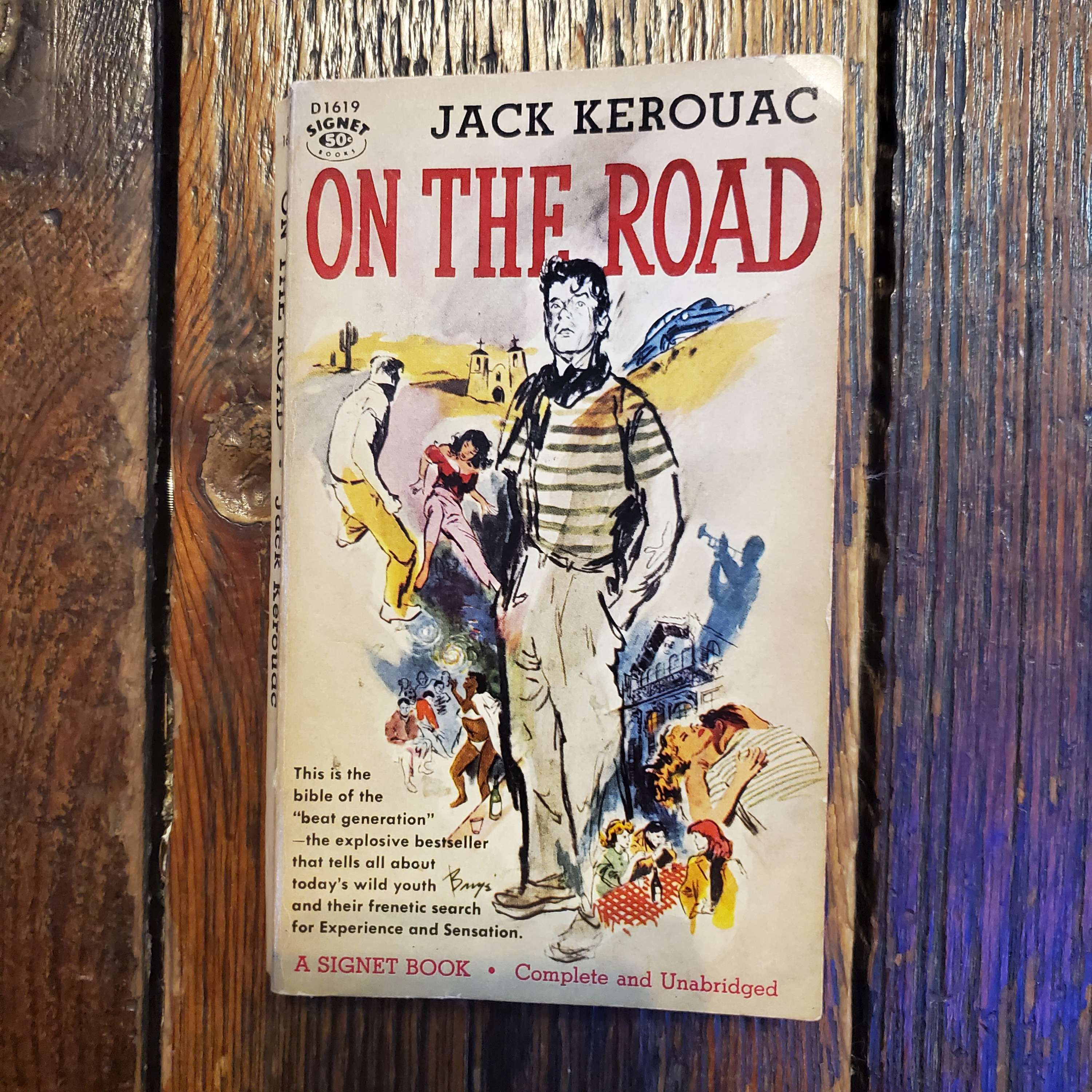 Kerouac, Jack : ON THE ROAD - Vintage 1959 Paperback Book