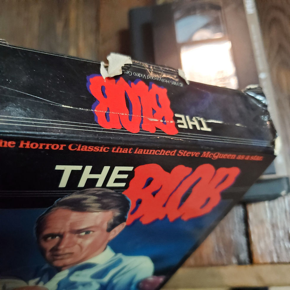 Thumbnail: THE BLOB - Video Gems BIG BOX VHS (some wear see pics)