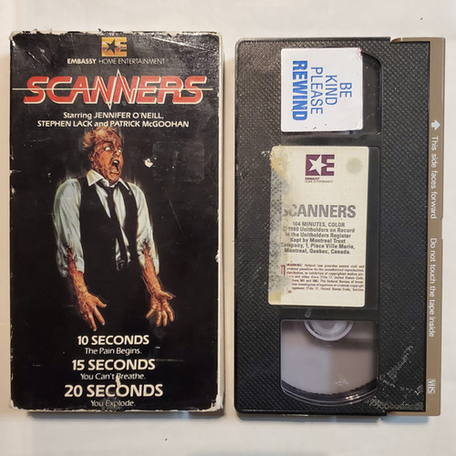 SCANNERS VHS CAVITY