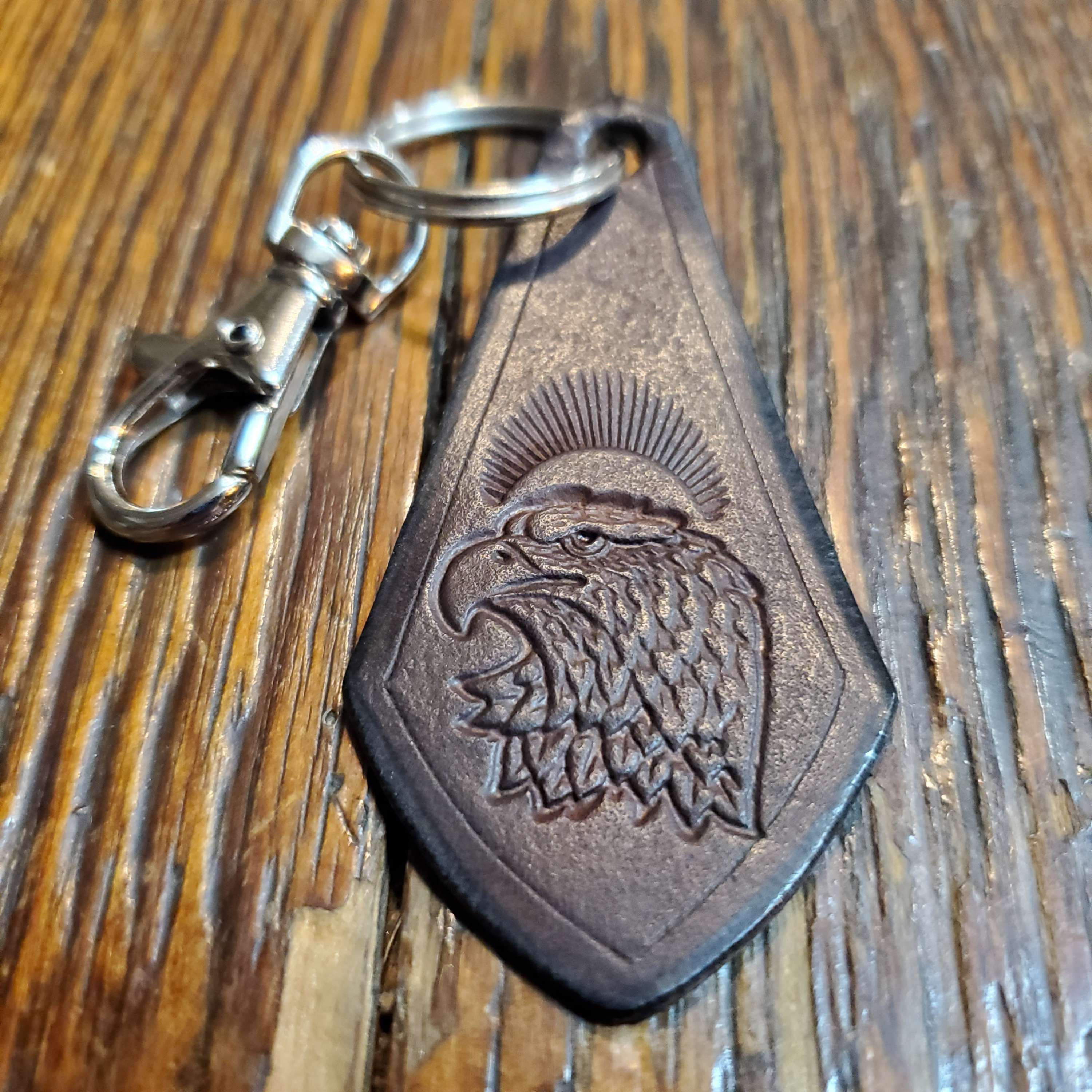 NEW! Leather Eagle Key Tab by @longrunleatherco