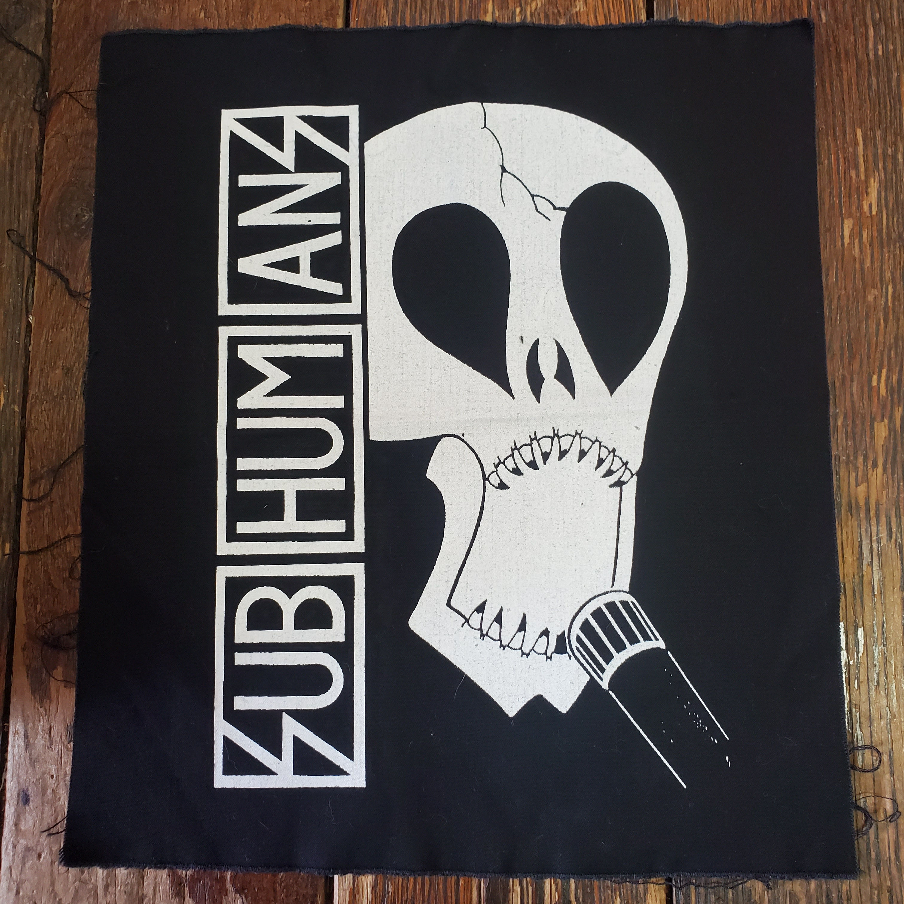 SUBHUMANS - Large Cloth Back Patch