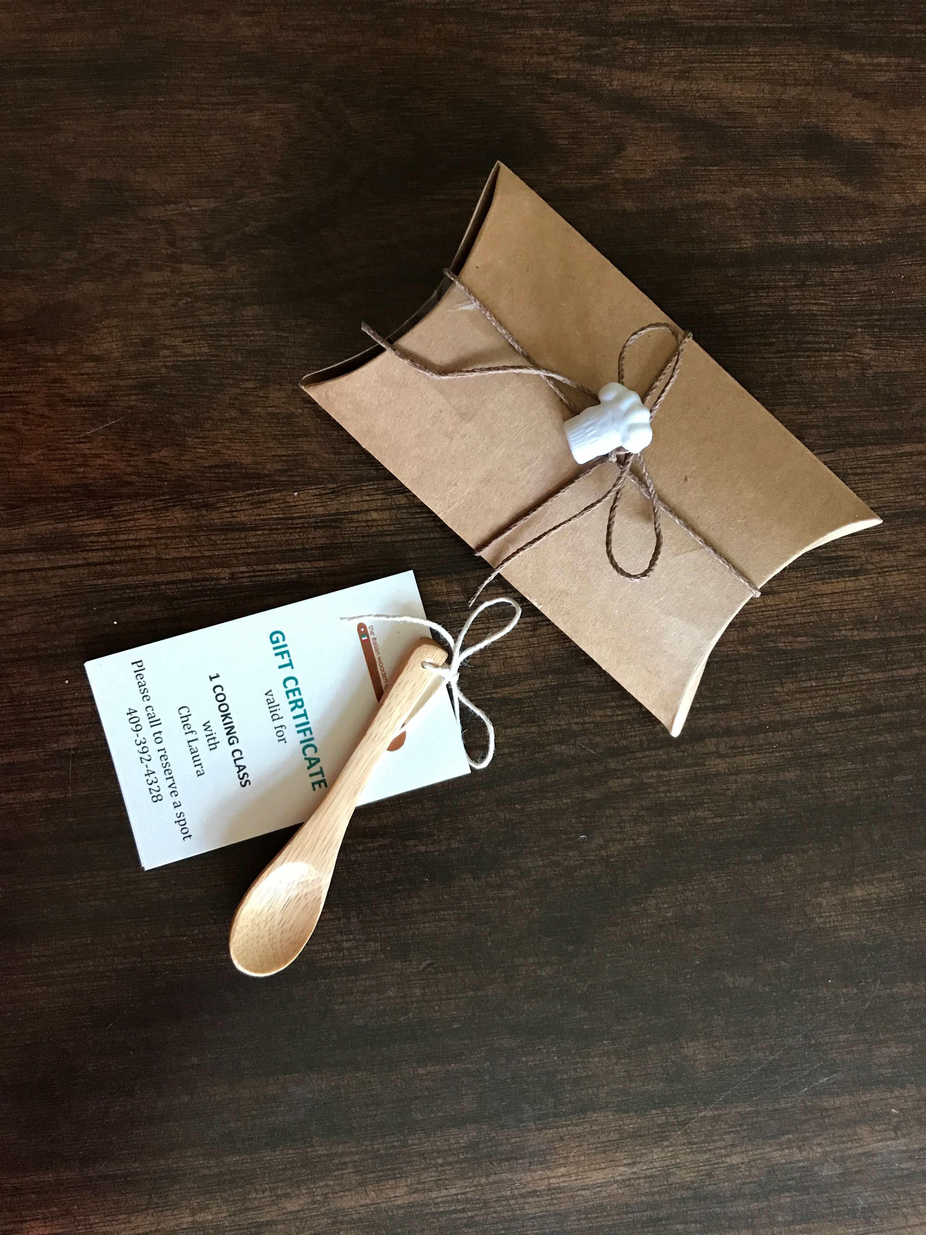 Cooking Class GIFT CERTIFICATE