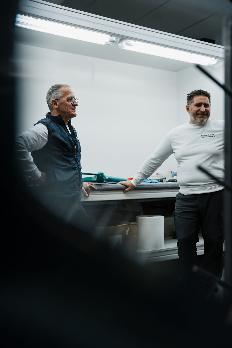 Johan & Seba on quality control: "Every day, we try to get the very best out of every bike"