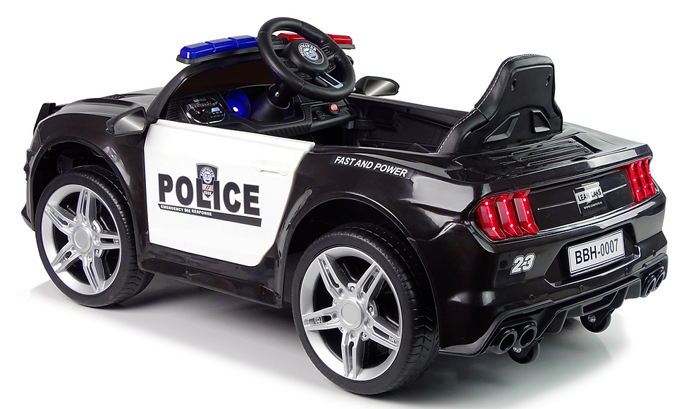 Miniature : VOITURE DE POLICE BBH 007 • 12V 4,5Ah (version luxe)