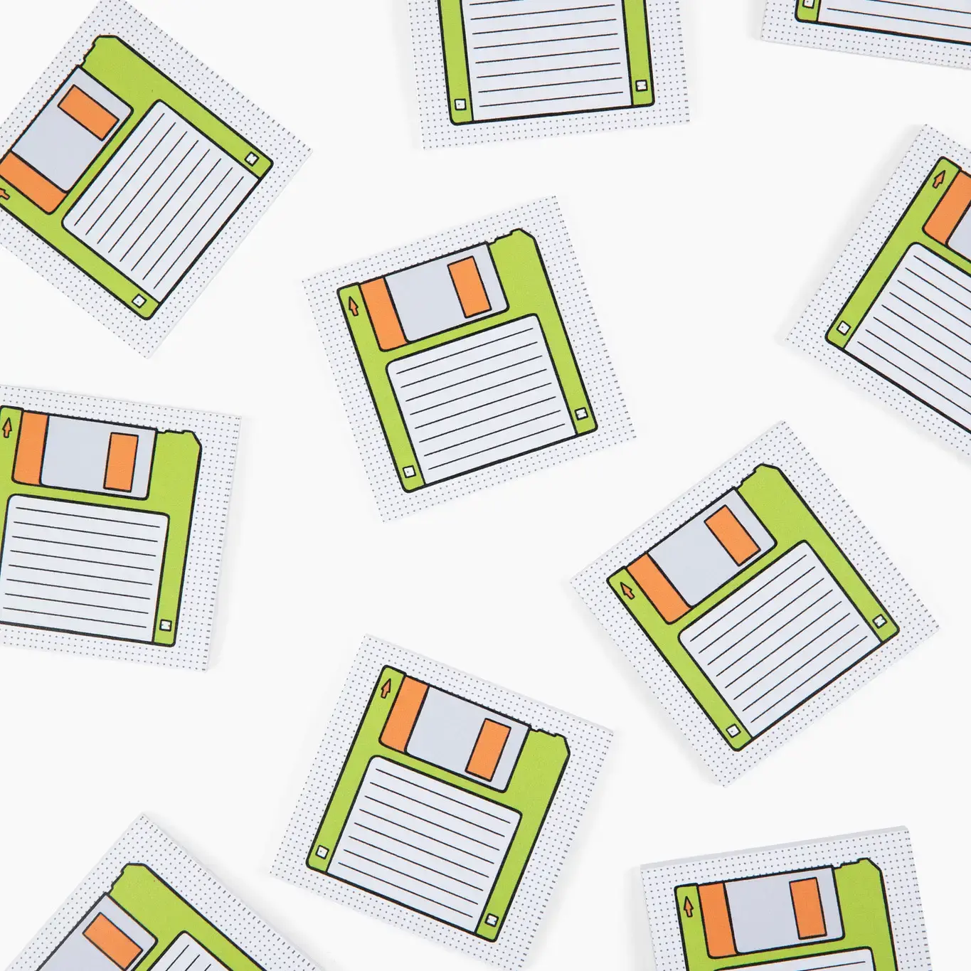 Floppy Disk Post-it