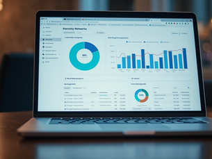 SEO data on computer screen