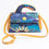 Thumbnail: Tormina Luxury Handbag Leather & Silk interior.