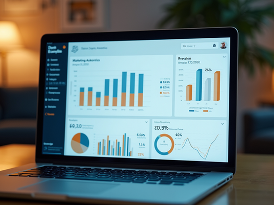 SEO data on computer screen