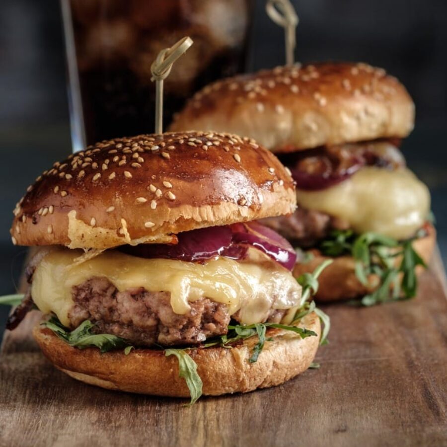 Arranged Food and Objects