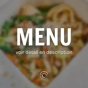Menu Petits Gourmets - Entrée, plat et dessert
