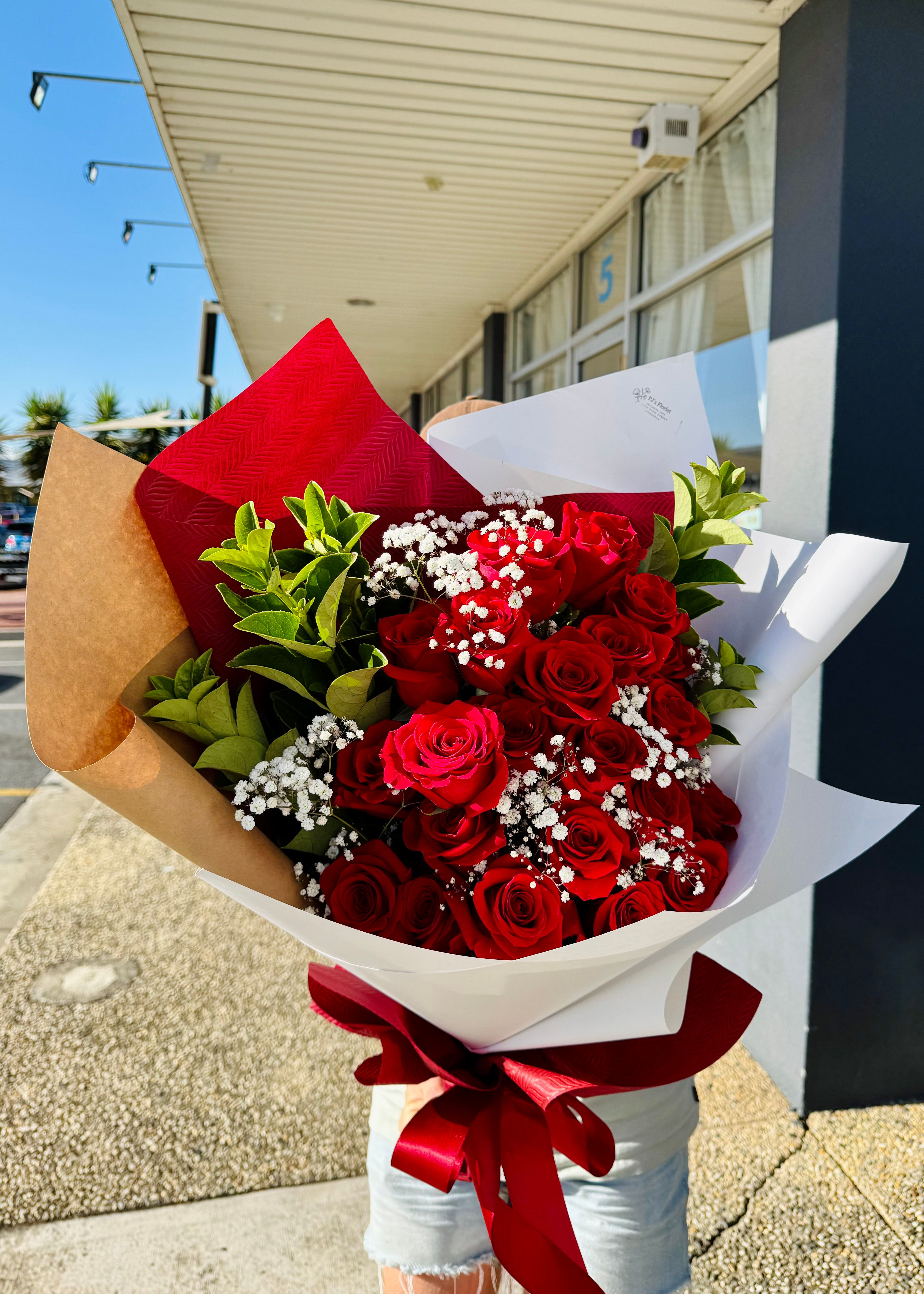 Two Dozen Roses Bouquet