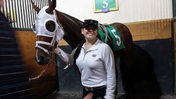 Ronni at the races..