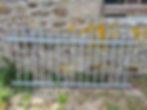 Grille restauré et réparé inspiration XIX ème siècle