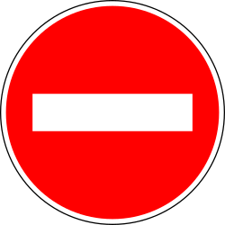 No entry (sens interdit)