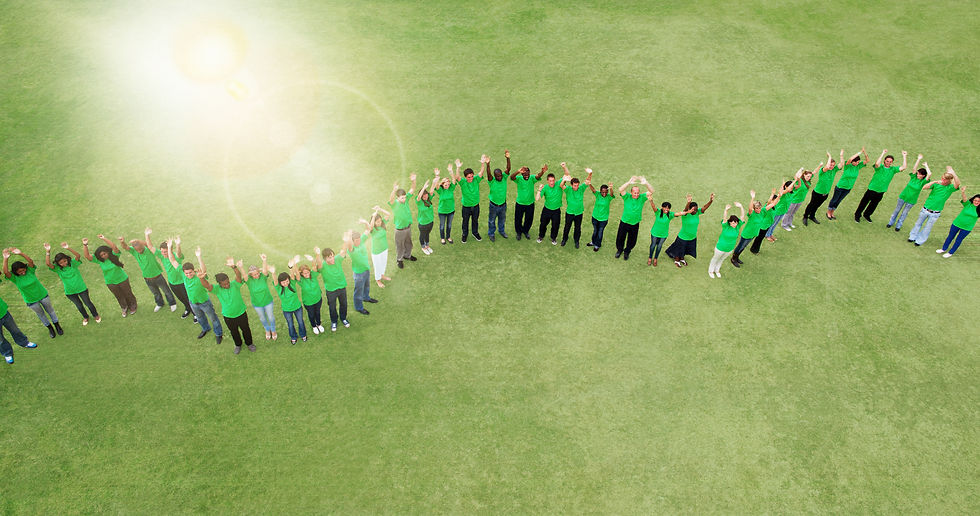 Group in Green