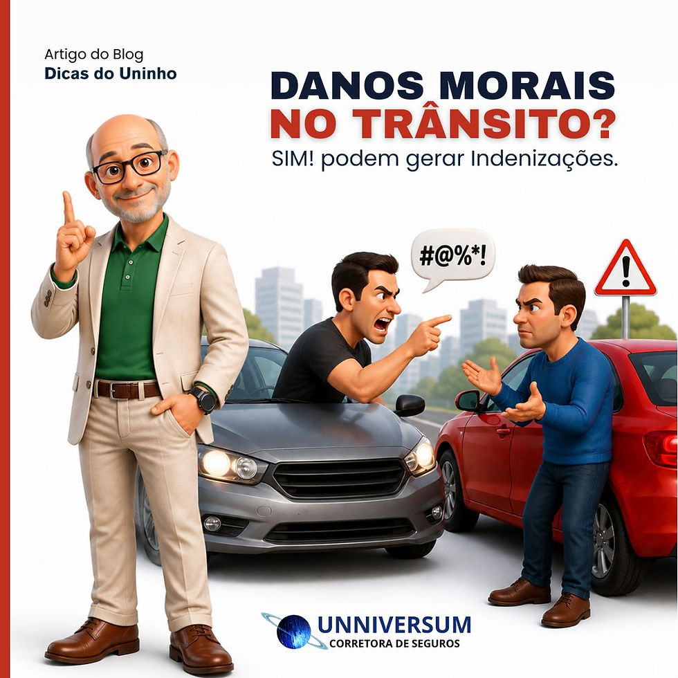 Imagem do artigo sobre danos morais no trânsito.