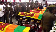 මීගමුව ගැටුමෙන් මියගිය බන්ධනාගාර නිලධාරීන්ගේ දේහයන් වැලිකඩට
