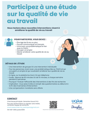 Participez à une étude sur la qualité de vie au travail