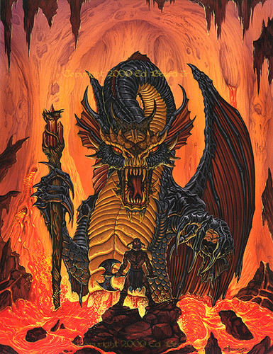 Lava Dragon King | Art of Ed Beard Jr