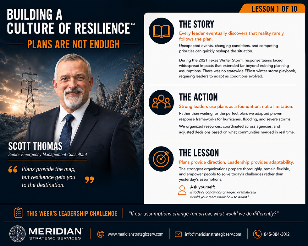 Building a Culture of Resilience