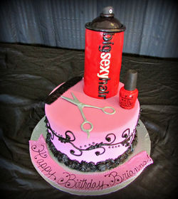 Hairstylist Cake