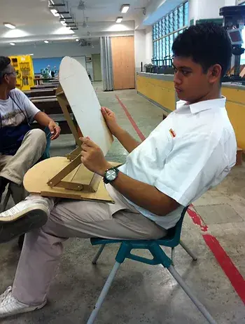 A Design and Technology Student