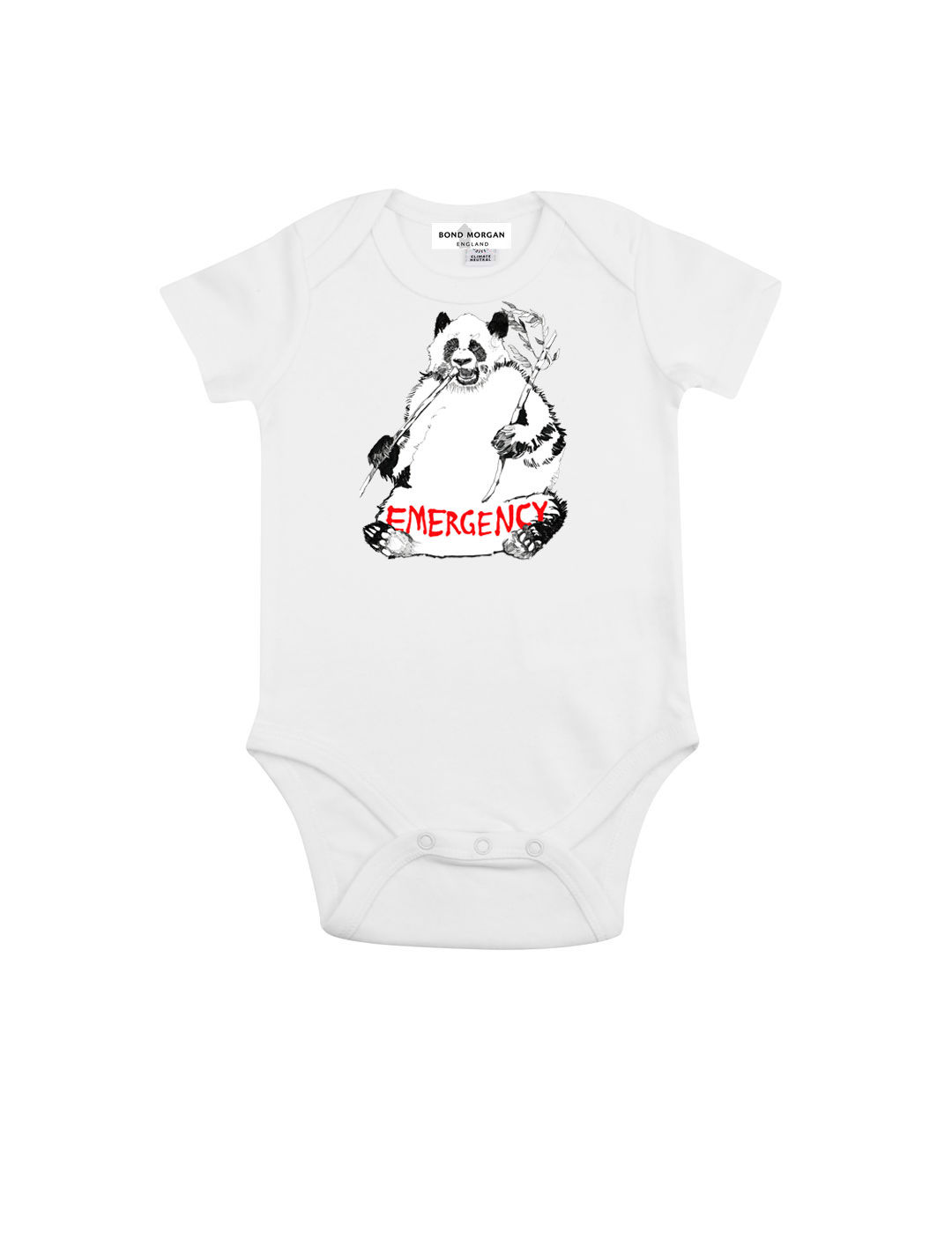 Panda Emergency Baby Bodysuit
