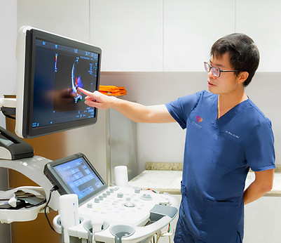 Dr Woo Jia Wei at Sunrise Heart Clinic