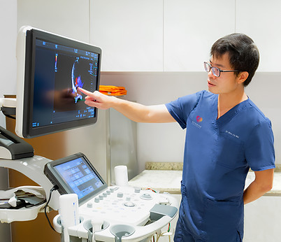Dr Woo Jia Wei at Sunrise Heart Clinic