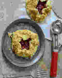 Easy Cherry Galette with fresh cherries