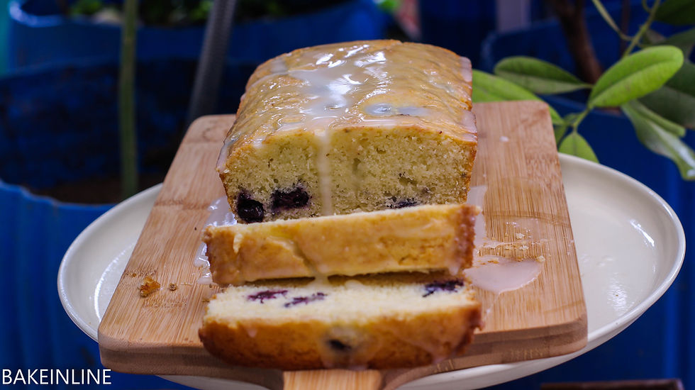 Lemon Blueberry Yogurt Cake