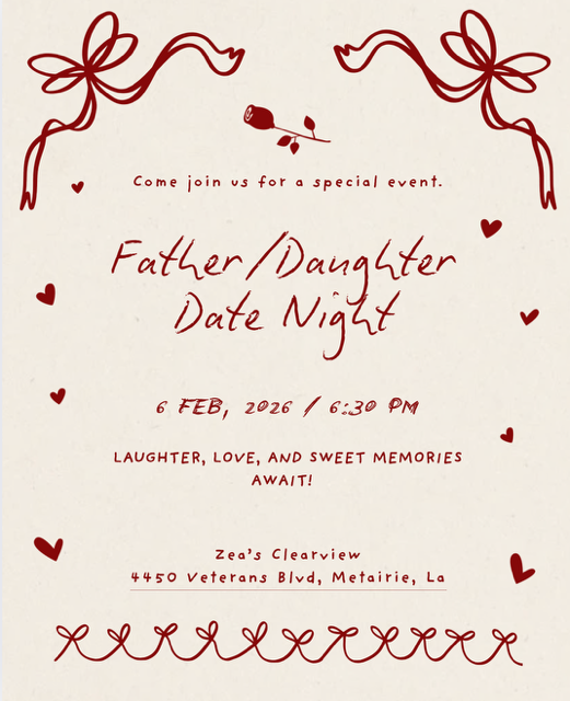 Father Daughter Date Night