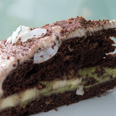 Čokoládový dort s krémem