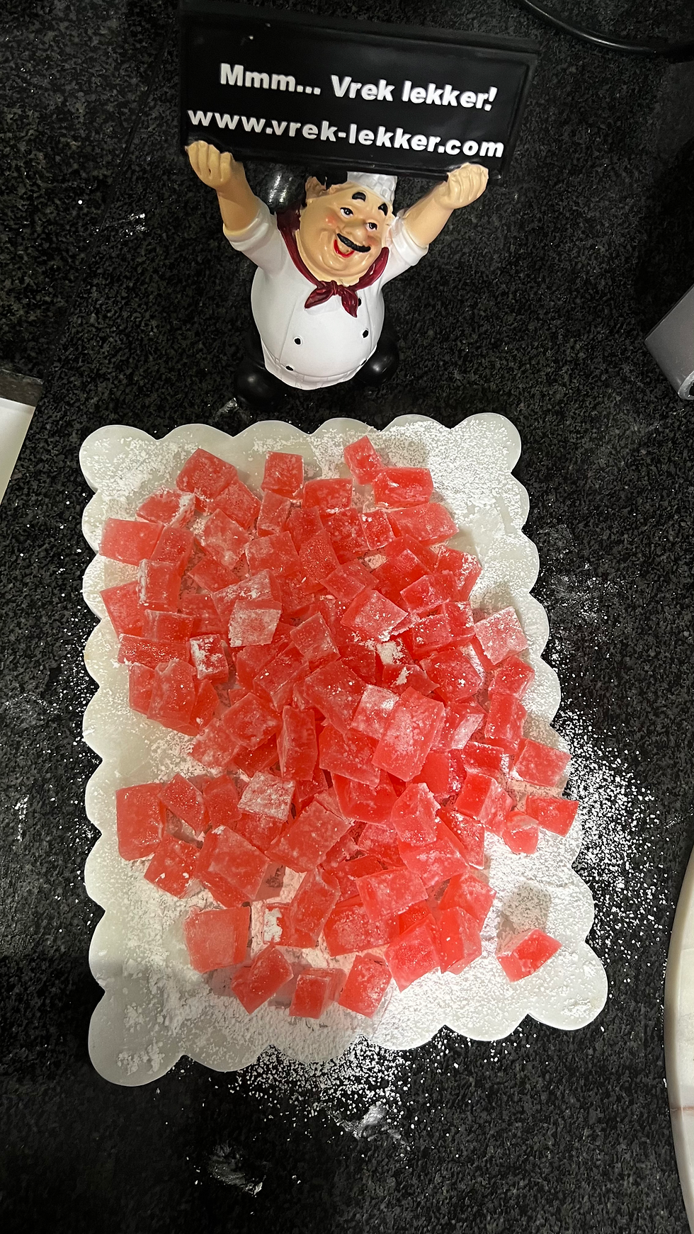 Maklike Turkse Lekkergoed (met Gelatien)