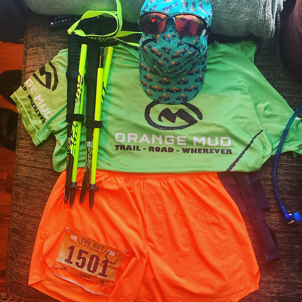 Race Kit for The Rut Mountain Runs 50K