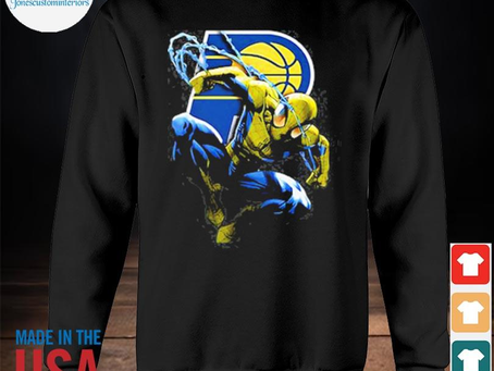 Jonescustominteriors - Awesome indiana pacers spiderman indiana pacers 2023 shirt