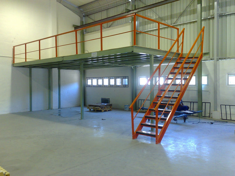 racking in warehouse