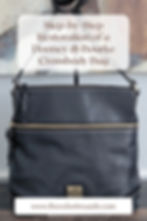 How to Clean & Restore a Dooney & Bourke Pebble Grain Leather Crossbody Bag | Restored Preloved Vintage Luxury Bags | The Velvet Muzzle