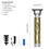 Miniaturbild: Professionelle Budda Portable Electric Pro T-Outliner Cordless Barber