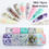 Miniaturbild: 10St Marmor Farbverlauf Nail Foil Starry Sky Design Nail Art