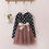Miniaturbild: Dot Langarm Mädchen Kleid Baby Mädchen Kleidung Teenager