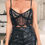 Miniaturbild: Frauen Mode Sommer Camisole Sexy V-Ausschnitt Spitze Nähte