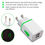 Miniaturbild: USB-Wand-Ladegerät Dual-Port-Ausgang Reise-Stecker-Netzteil
