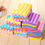 Miniaturbild: 5Pcs Küche Esszimmer gestreift waschen Handtuch