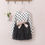Miniaturbild: Dot Langarm Mädchen Kleid Baby Mädchen Kleidung Teenager