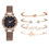 Miniaturbild: 2020 neue Armband Set einfache Mode Uhr Quarzuhr Set Damenuhr