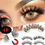 Miniaturbild: 4pcs 4D magnetische Wimpern mit 3 Magneten magnetische