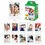 Miniaturbild: 50 Blätter Fujifilm Instax Mini 9 8 7s 70 Film White Edge Fotoblatt