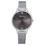 Miniaturbild: Luxus Frauen grün Zifferblatt Armband Quarz Uhr Mode Metall Silber