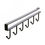Miniaturbild: 1pc Metall spezielle U Typ 6 Haken Rack Bad Küche Lagerregal